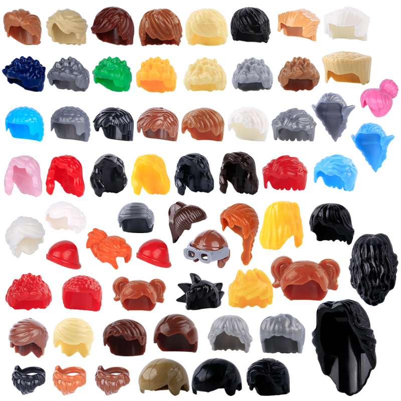 Lego Set City - City Figures Hair Accessories Building Blocks