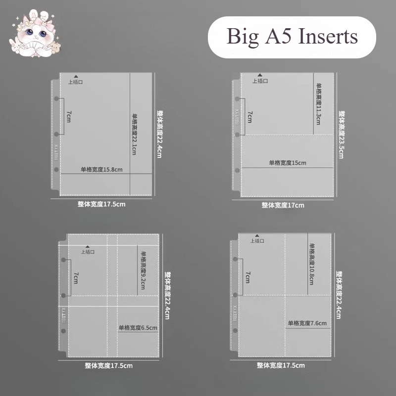 Card Penny Sleeve - MEET YX 10pcs Big A5 Binder