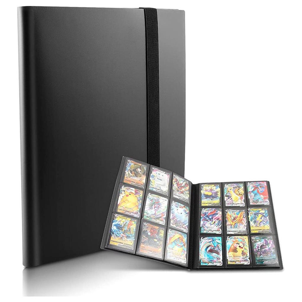 Trading Card Binder - Trading Card Collector Holder 9-Pocket 360