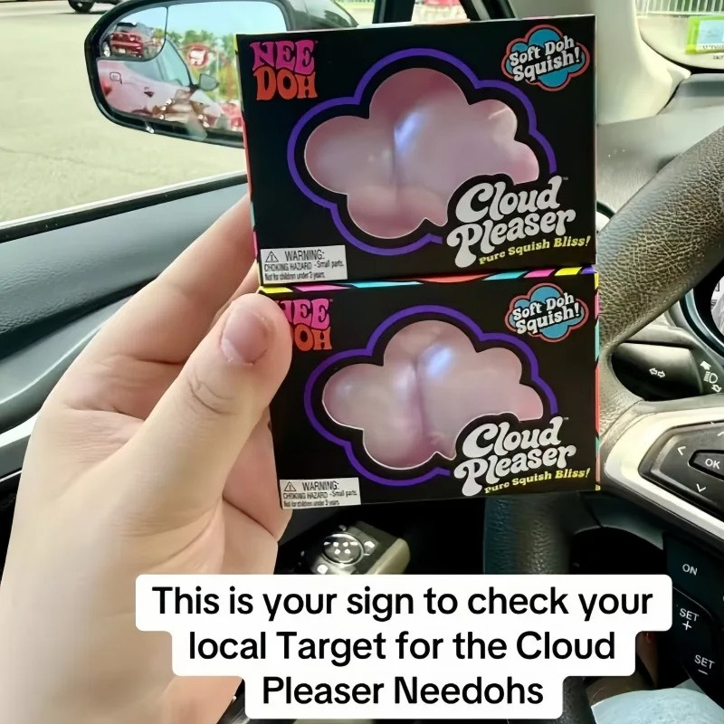 NeeDoh Cloud Pleaser Slow Risi - đánh giá và giá Fidget Cube Original