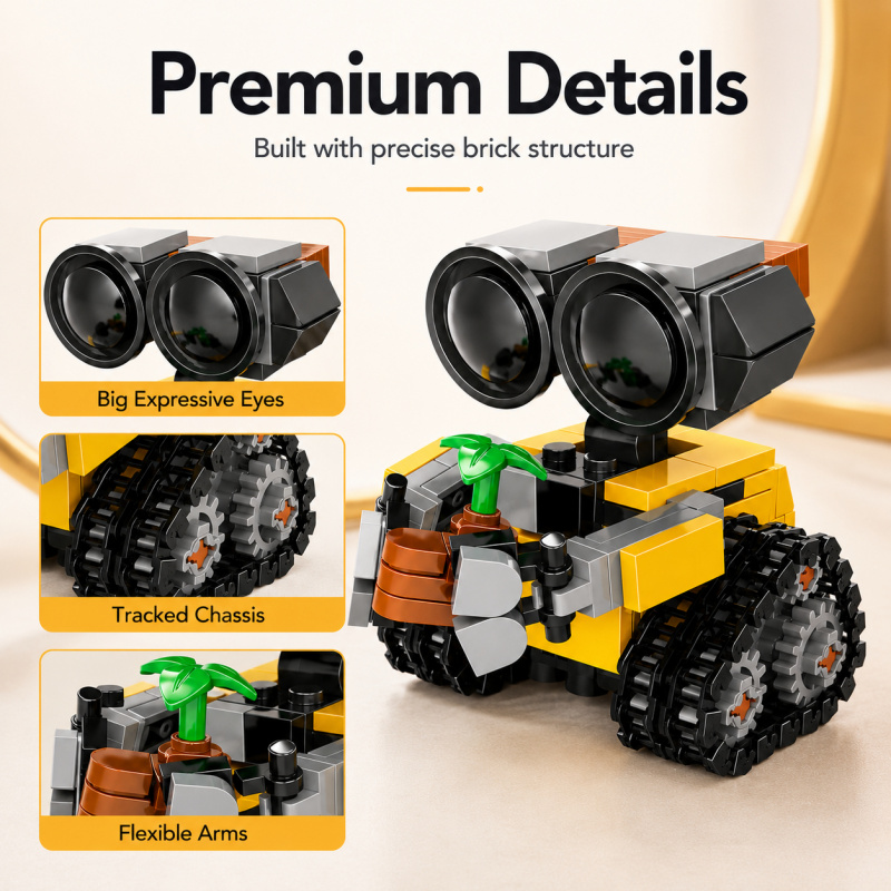 Mini Robot Building Blocks Set - đánh giá và giá Building Block Mini