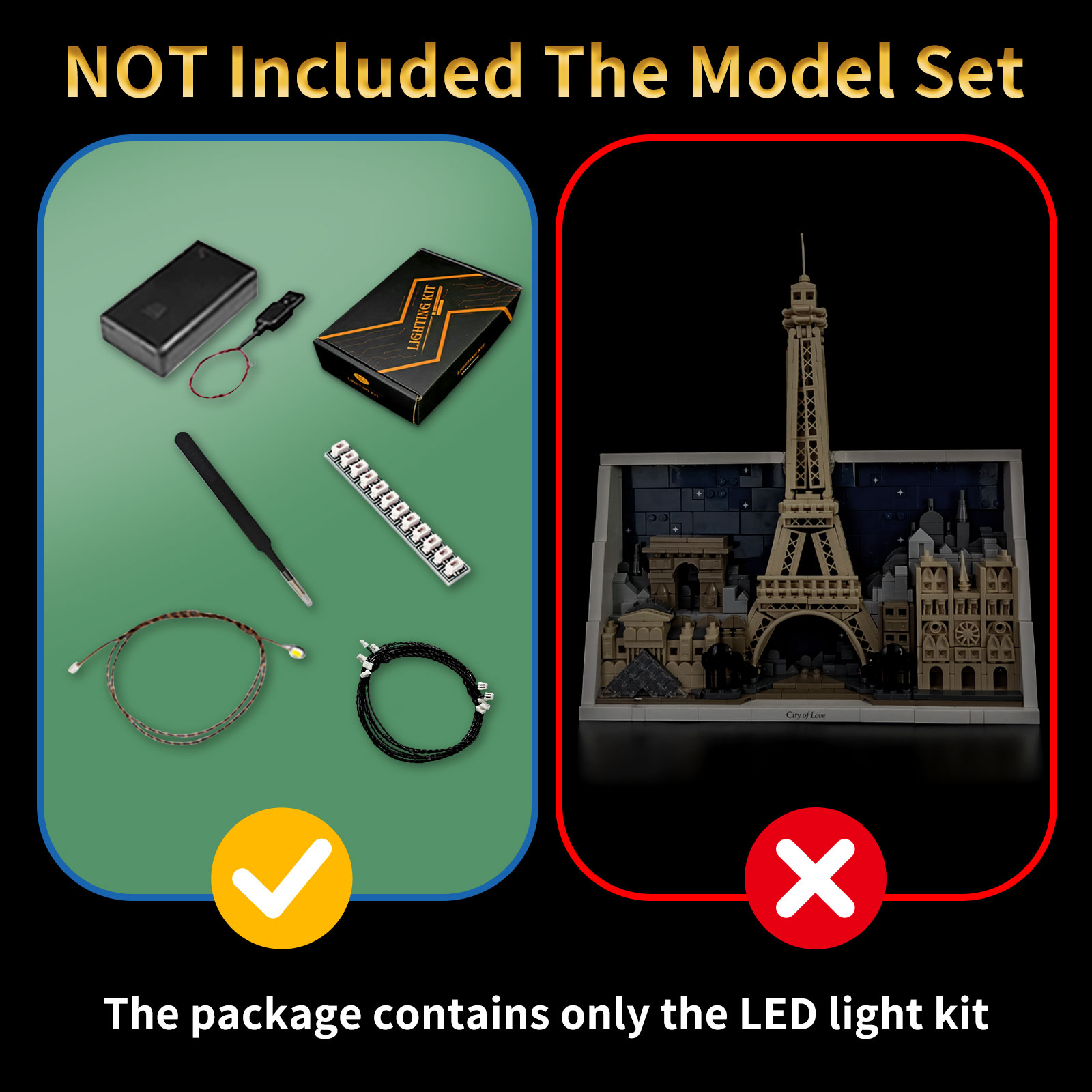 LYBMTWF LED Lighting Kit Compa - đánh giá và giá Lego Set City