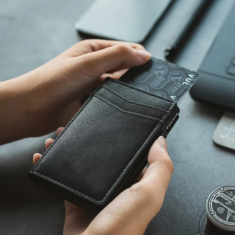 Mens Minimalist Wallet Luxury  - đánh giá và giá Card Top Loader