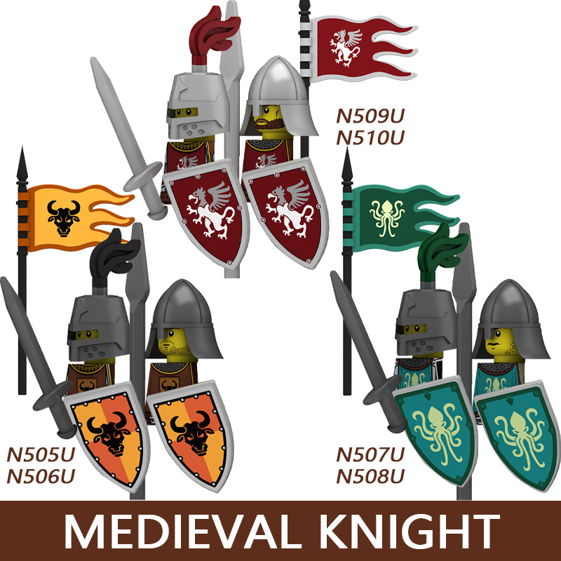 Medieval Castle Soldier Buildi - đánh giá và giá Lego Minifigure Holder