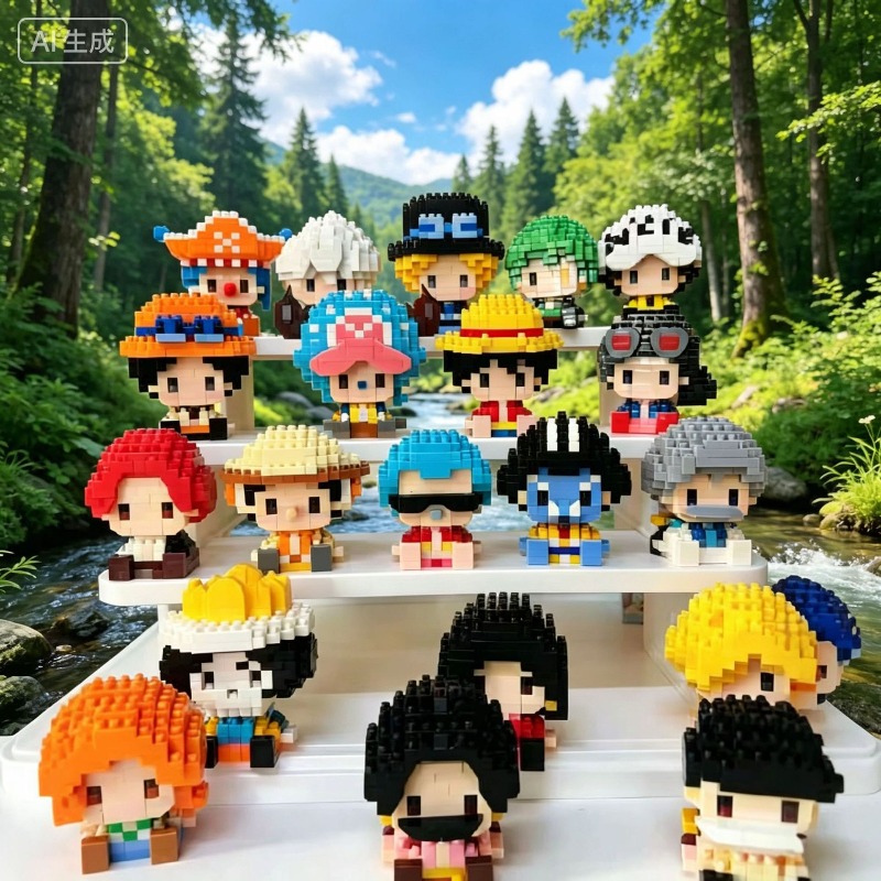 New ONE PIECE Sun God Nika Luf - đánh giá và giá Building Block Mini
