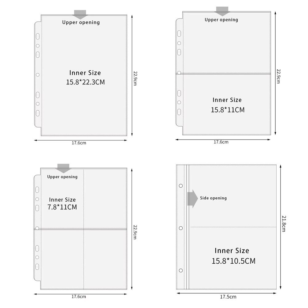 Inner Page Card Binder A5 Phot - đánh giá và giá Card Penny Sleeve