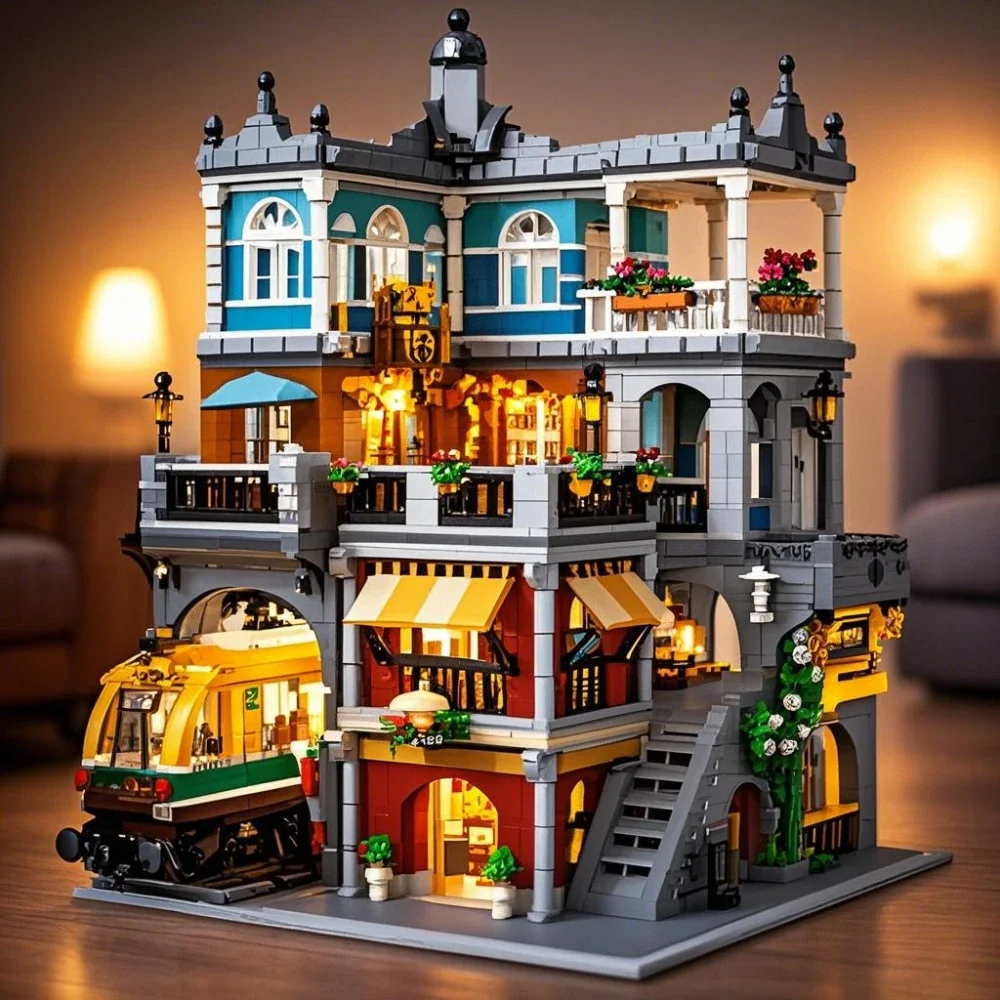 BurgerShop Building Blocks Set - đánh giá và giá Lego Set City