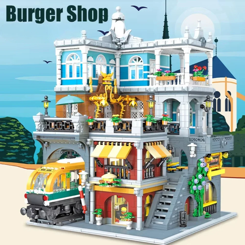 BurgerShop Building Blocks Set - đánh giá và giá Lego Set City