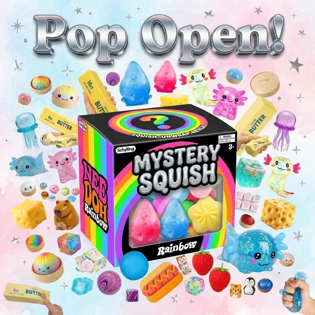 Rainbow Mystery Squish Blind B - đánh giá và giá Mystery Box Blind Bag