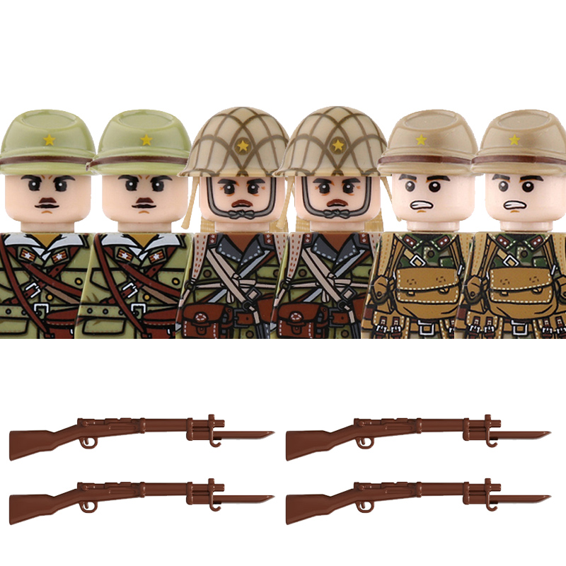 WW2 Military Infantry Japanese - đánh giá và giá Lego Minifigure Holder