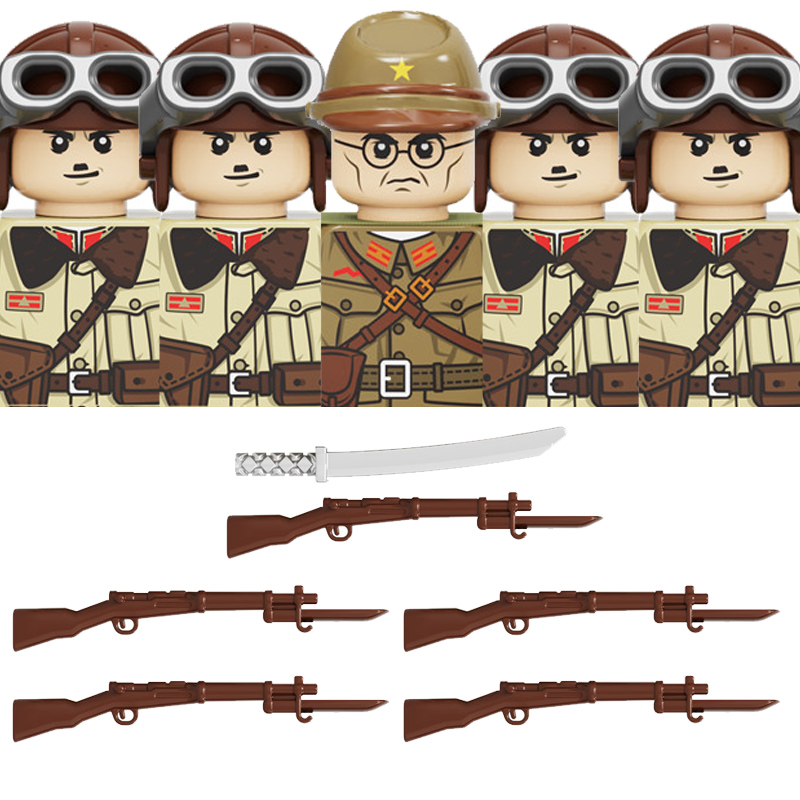 WW2 Military Infantry Japanese - đánh giá và giá Lego Minifigure Holder