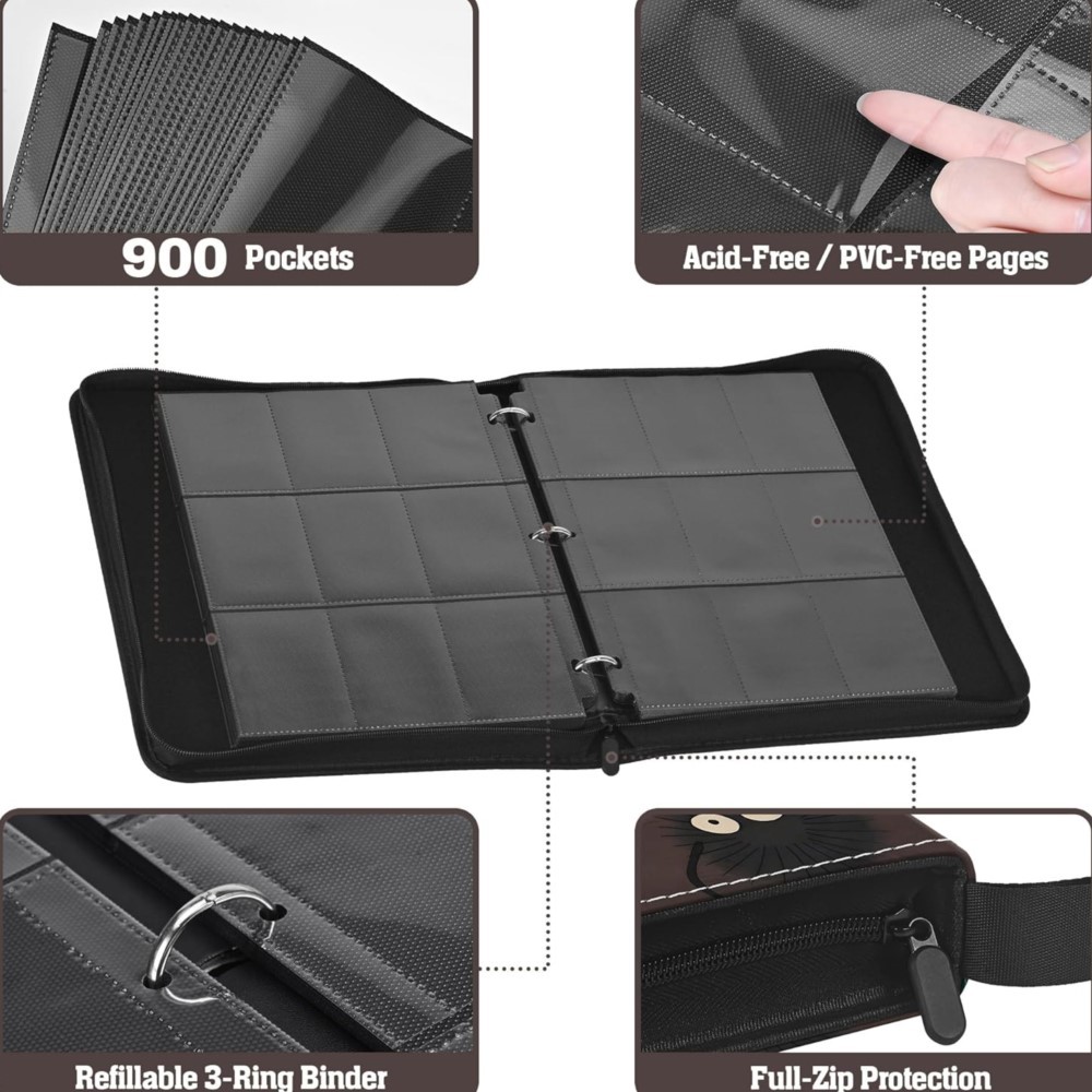 900 Pockets Card Binder Album  - đánh giá và giá Trading Card Binder